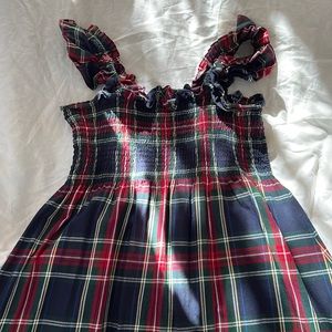 Hill House Home Nap Dress in tartan plaid